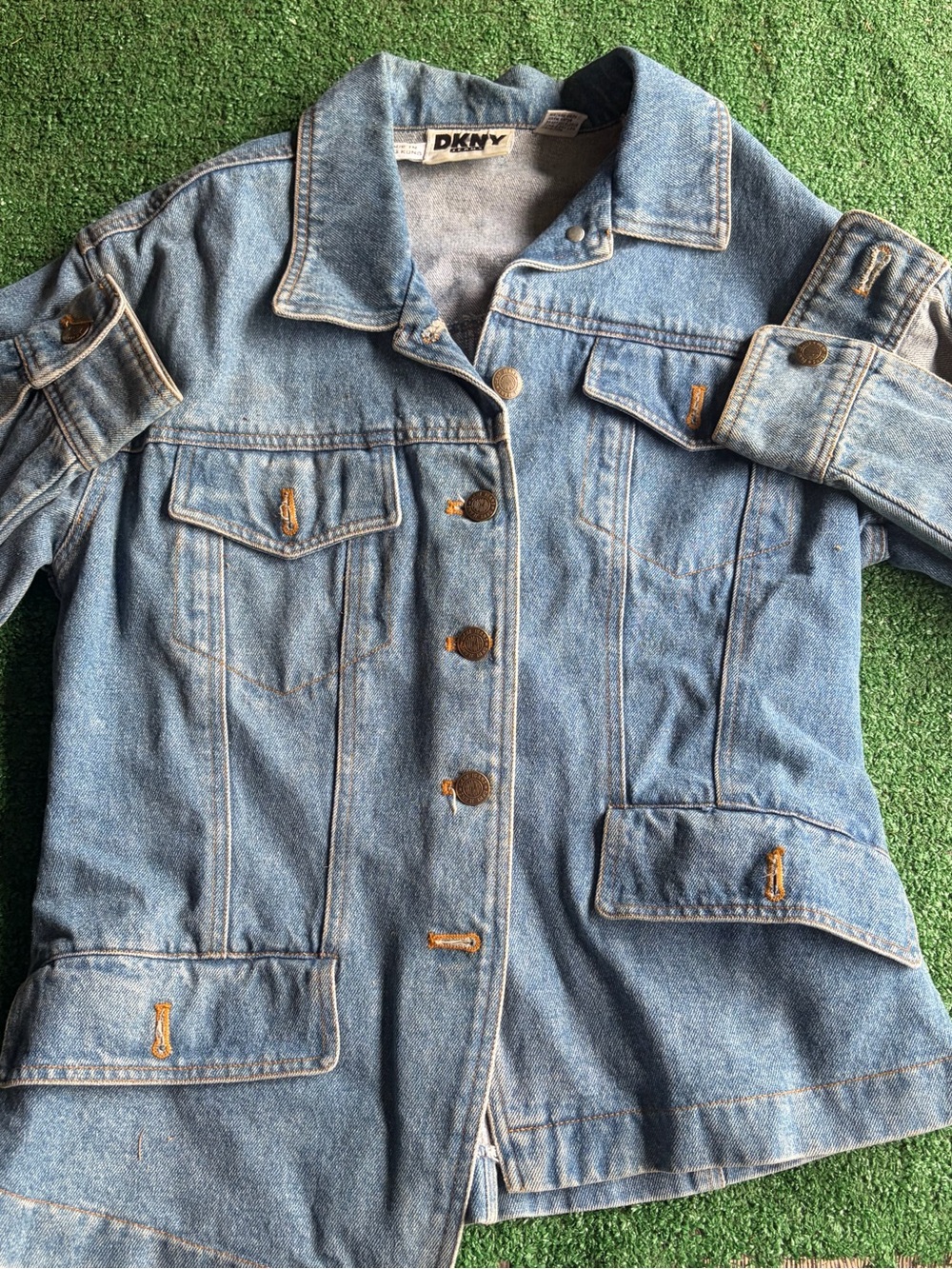 DKNY Light Blue Classic Denim Jacket